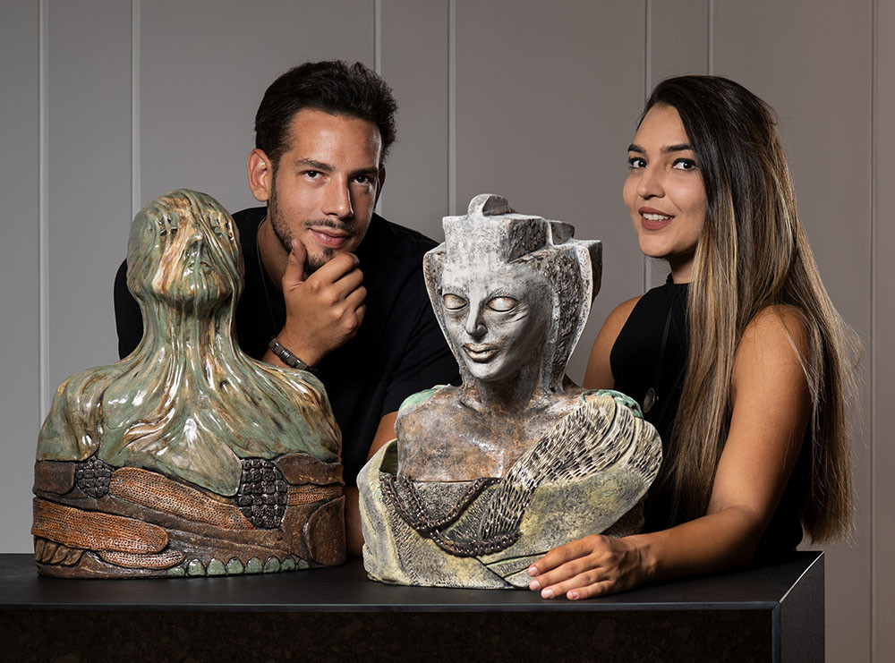 Renomearte - Aleksandar Brzaković i Sanja - keramika, vajanje, skulpture, heroji modernog doba, ručni rad o nama